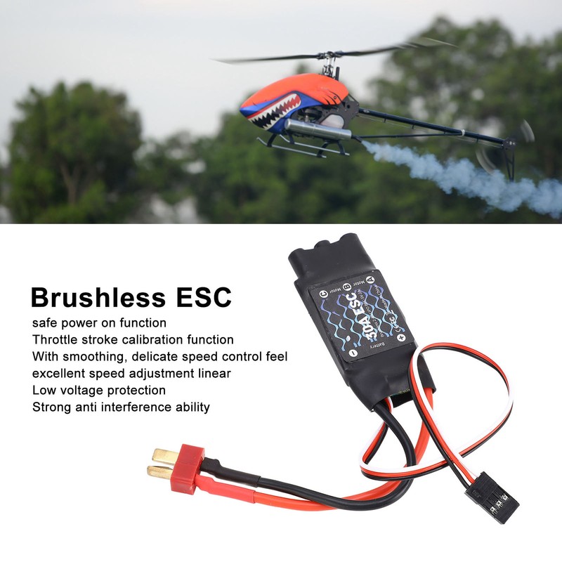 Brushless ESC 30A T Plug RC Brushless ESC for RC