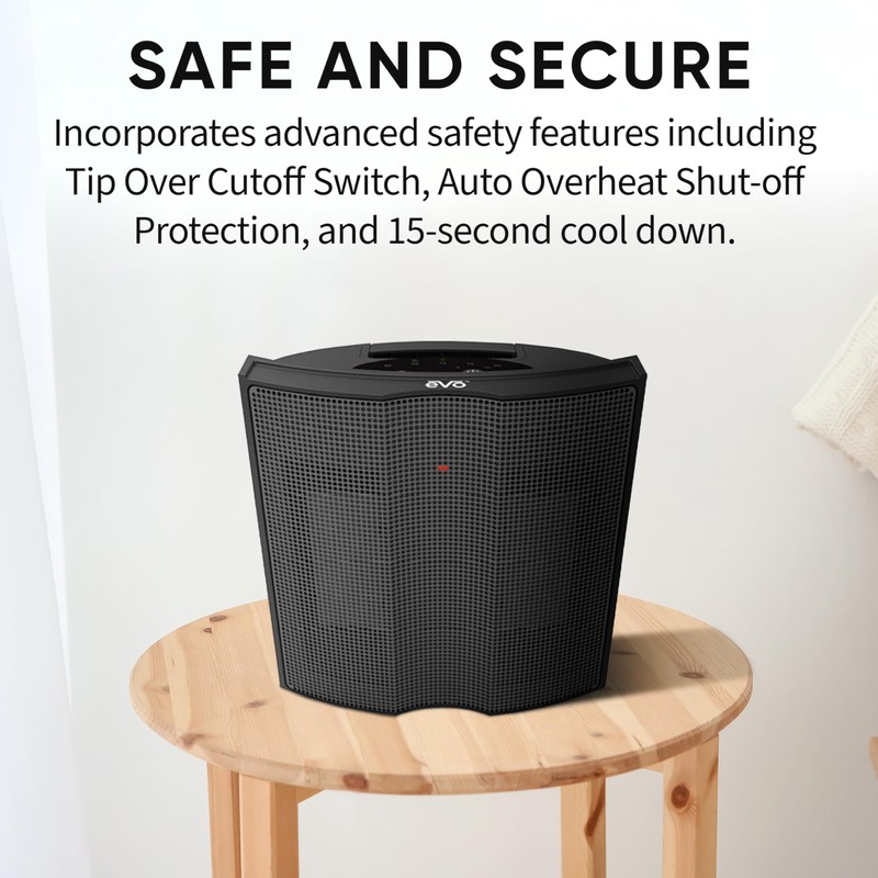 EVO Twin Ceramic Heat Logic Heater (5 Temperature Settings) –