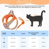 SlowTon Cat Harness and Leash Set, Escape-Proof Adjustable Cat Vest