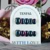 TENPAL Cat Eye Press On Nails 10 Pcs with Tools