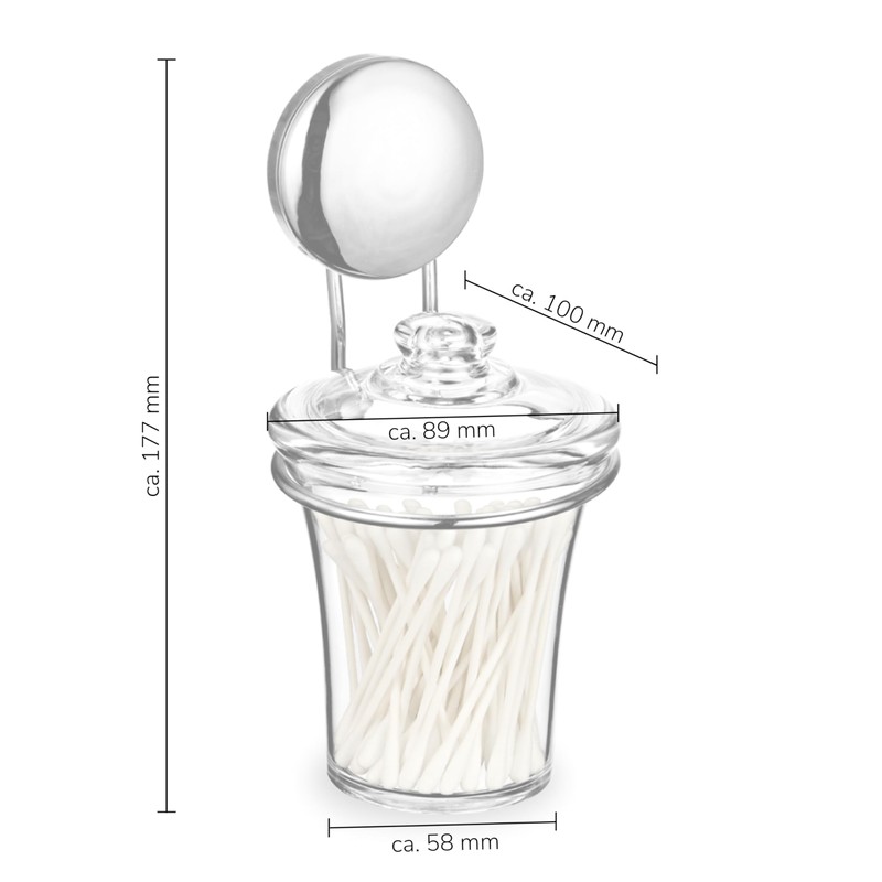 bremermann Bathroom Series Moon-Loc Cup Holder with Lid