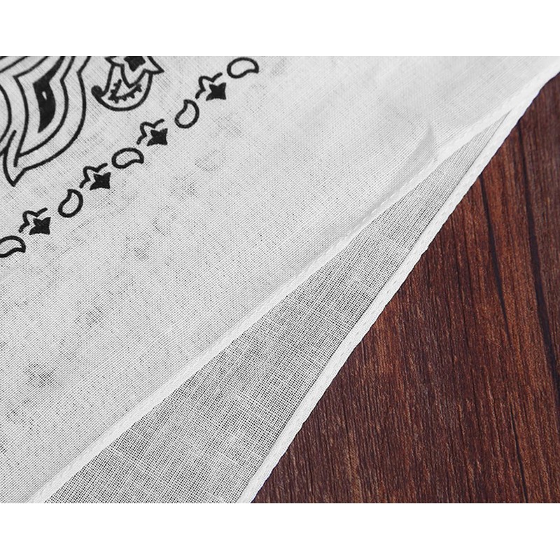 Trifong Bandana, Unisex, 100% Cotton, Cashew Nut Pattern, Paisley Handkerchief,