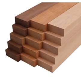 15 pc Walnut/Cherry/Maple DIY Cutting Board Wood Kit (3/4"x2"x24)