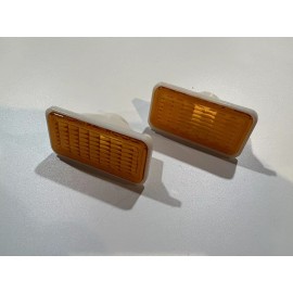 KK 1968-69 Camaro Impala Nova Corvette Front Sider Marker lens Amber Pair