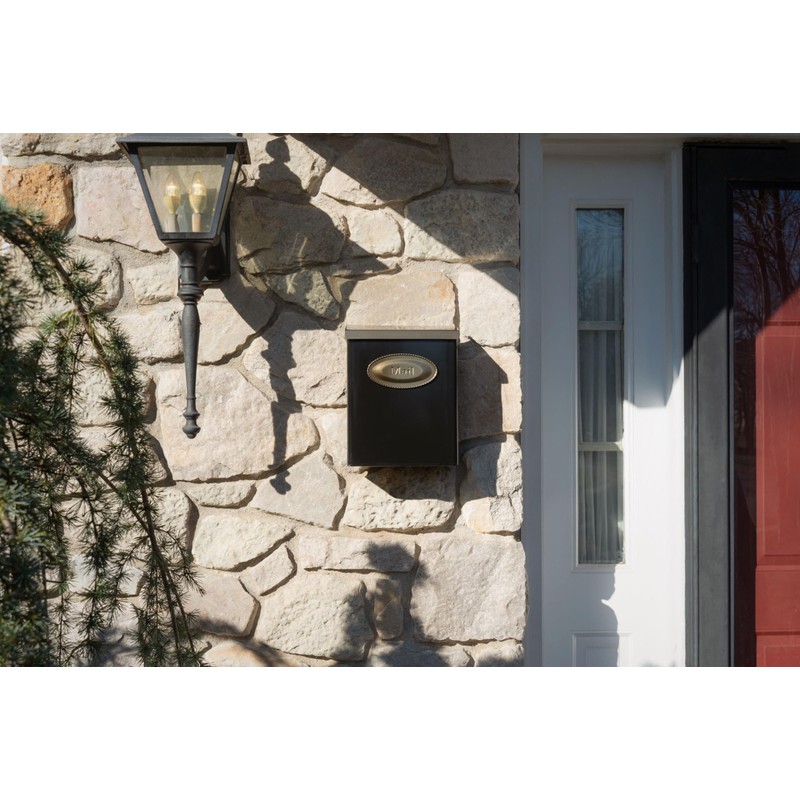 Architectural Mailboxes Designer™ Locking, Vertical Wall-Mounted Mailbox for Outside, Modern