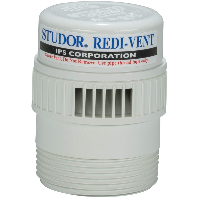 Studor 20391 Redi-Vent Air Admittance Valve with Tubular Tee Adapter,