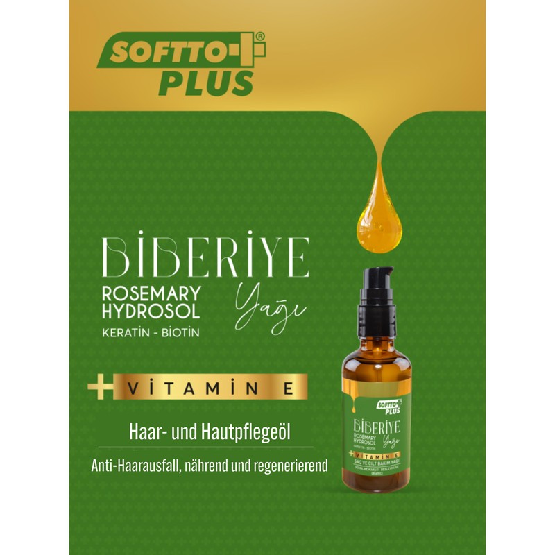 Softto+Plus Rosemary Oil – schnelleres Haarwachstum & gesunde Pflege