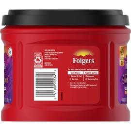 Folgers French Roast Medium Dark Roast Ground Coffee, 24.2 Ounces