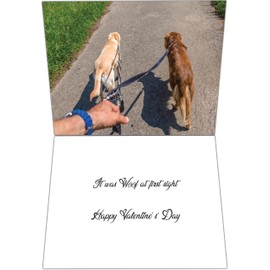 Glory To Dog I Still Remember the Day We Met Happy Valentine's Card with Greeting Mailing Envelope