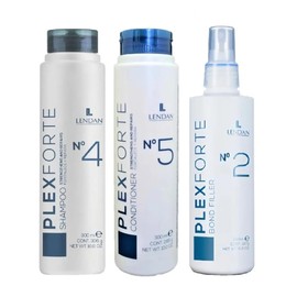 Lendan Kit Plex Forte Start - No. 2 + No. 4 300ml + No. 5 300 ml / 10.8 Fl Oz., 3 items
