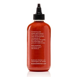 Bushwick Kitchen Weak Knees Gochujang Sriracha - Sweet & Spicy Blend of Sriracha and Gochujang - Balanced Heat with Fermented Chili Complexity - Perfect for Sauces, Marinades, and Dipping - Made in the USA