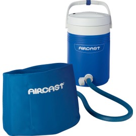 Aircast Cryo/Cuff Cold Therapy: Back/Hip/Rib Cryo/Cuff with Non-Motorized (Gravity-Fed) Cooler, One Size Fits Most