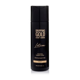 Dripping Gold Hydrating Tanning Lotion Ultra Dark | Natürlicher Bräunungseffekt | Feuchtigkeitsspendend | Streifenfrei | Vegan | Hautfreundlich