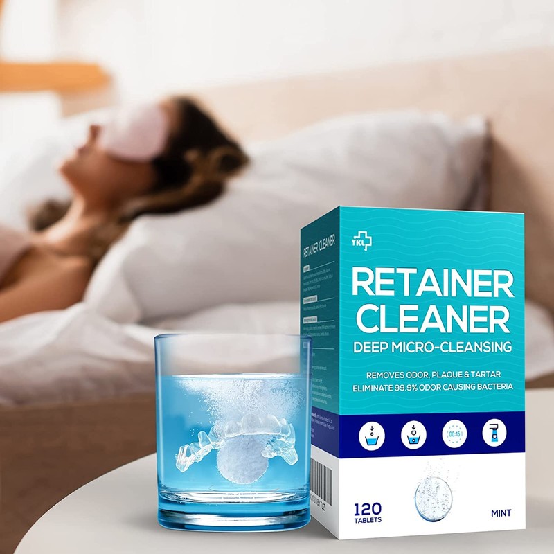 Y-Kelin Retainer and Denture Cleaner 120 Tablets for 4 Months