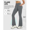 baleaf Women's Flare Leggings with 4 Pockets Scrunch Workout Cargo