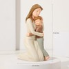 Carracci Mother and Son Figurines, Sculpted Hand-Painted Mom and Son