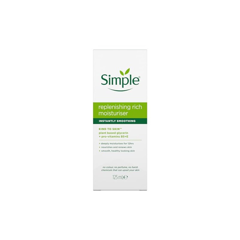 Simple - Humectante Rico Replenishing Simple 125 ml - 125