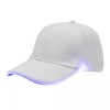 Unbranded White LED Light White Baseball Cap Hat Glow Brim
