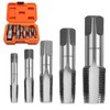 KEWAYO 5 Piece NPT Thread Cutting Set, 1/8", 1/4", 3/8",