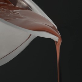 Relaxdays Schmelztopf Edelstahl, H x B x T: 6 x 24 x 14 cm, Temperiergerät, Schmelztiegel für Butter, Metall, silber