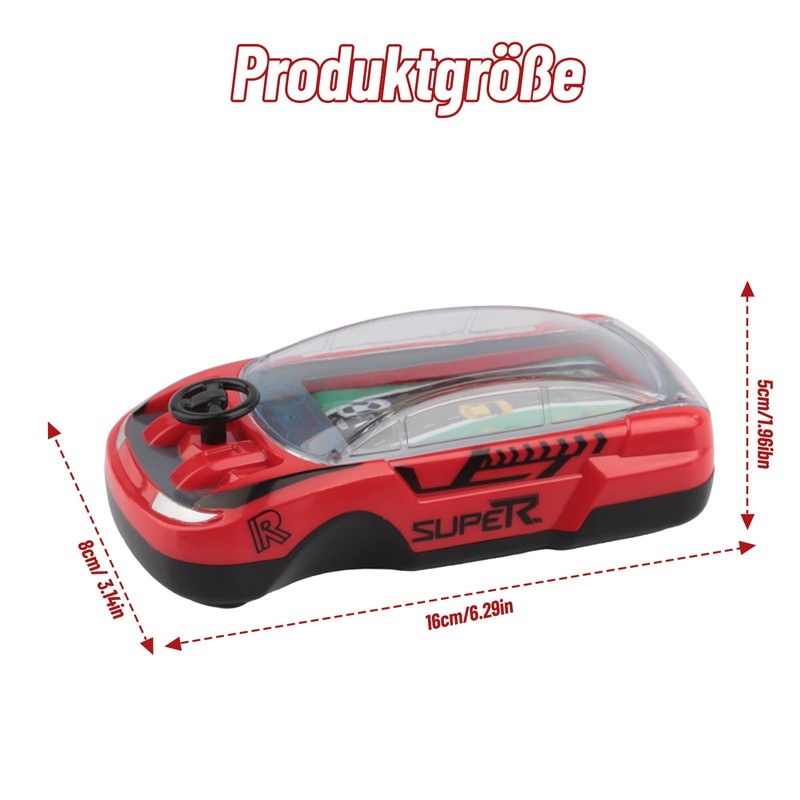 Handheld Racing Car Game for Children - Portable Double Player