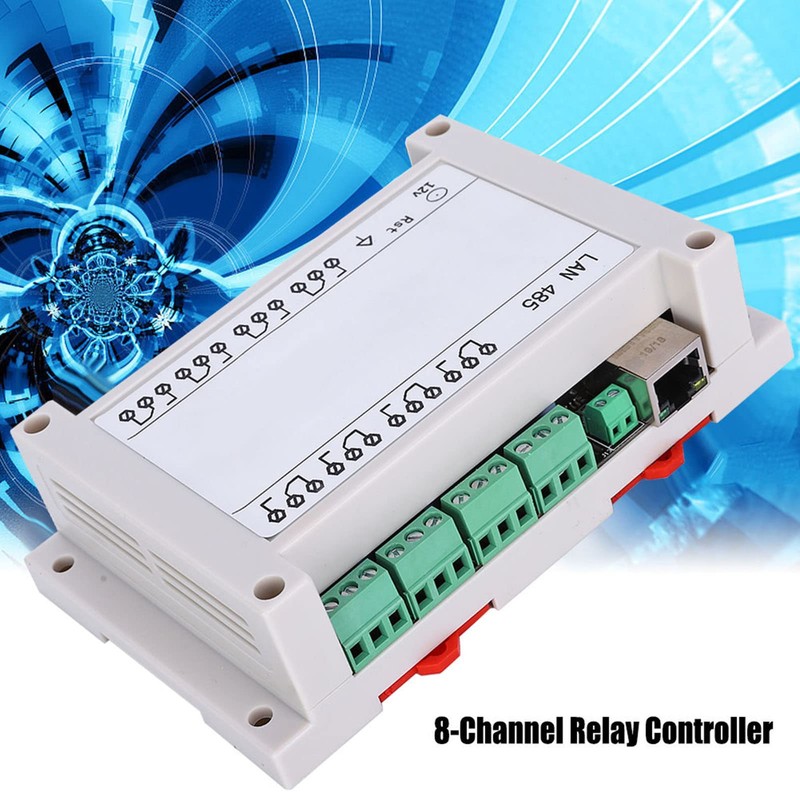 Ethernet IP RJ45 Remote Controller Module, 8-Channel Relay Switch 250V