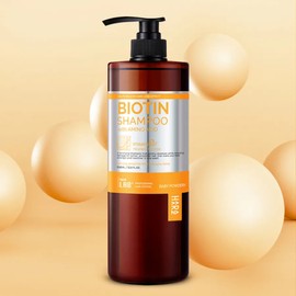 Hair Wrap Plus Biotin Hair Loss Relief Shampoo Baby Powder Scent 1000ml Biotin Hair Loss Relief Shampoo Baby Powder Scent 1000ml / 헤어랩 플러스 비오틴 탈모완화 샴푸 베이비파우더향 1000ml 비오틴 탈모완화 샴푸 베이비파우더향 1000ml