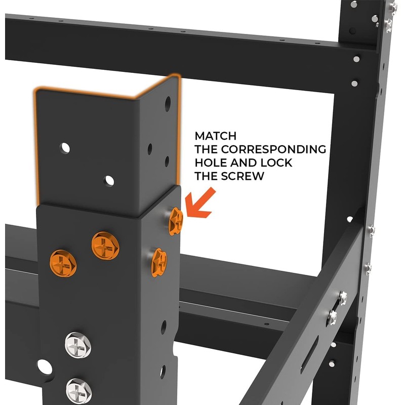 AAAwave Sluice V2 Mining Frame Stacking Brackets - Black