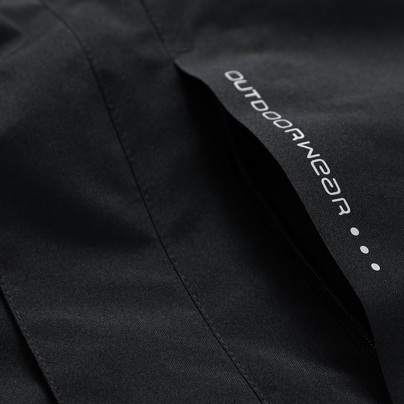 Aagetenar Men's Waterproof Rain Jacket Lightweight Mountain Sports Outdoor Trench
