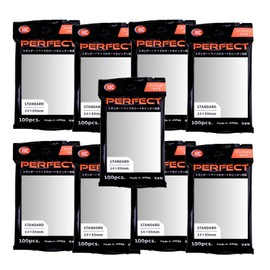 KMC 100 pochettes Card Barrier Perfect Size Soft Sleeves, 9 Packs/Total 900 pochettes
