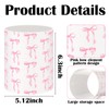 WILLBOND Pink Bow Kitchen Decor Acrylic Kitchen Utensil Holder Crock