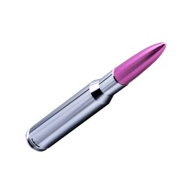 VMS Racing 50 Cal Caliber CHROME PINK TIP BULLET ANTENNA in Heavy Gauge CNC Machined Billet Aluminum Short Compatible with Dodge Ram 1500 2500 3500 09-19 2009-2019