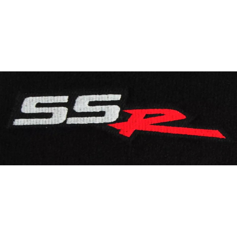 AFM NEW! BLACK Front Floor Mats 2003-2004 CHEVY SSR EMBROIDERED