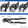 MAXPOWER 10 inch Pliers Wrench, Max Jaw Opening 2 inch