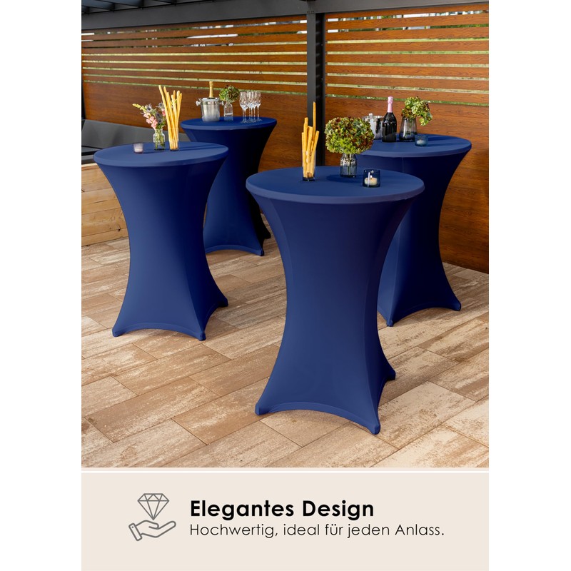 Gräfenstayn® Diana High Table Cover Various Colours and Sizes for