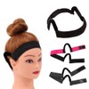 Diadema Elástica Ajustable Sin Orejas para Pelucas – Paquete de