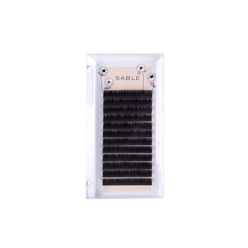 THREE JUICY Sable Eyelash Extensions J-Curl 0.006 inch (0.15 mm)