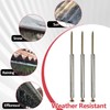 24 Pack 7"Gutter Screws with Metal Rings,Roof Gutter Nails,Durable Gutter