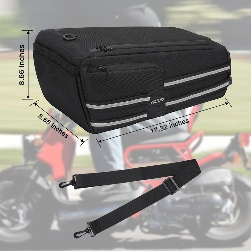 MOSISO Compatible with Ruckus 2010-2023 Under Seat Storage Bag, 18L