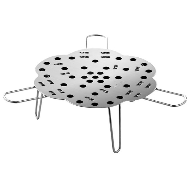 Foldable Steam Grill Extendable 304 Stainless Steel Multifunctional Thick Egg