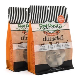 Cheesateli, Cheddar Flavor, Natural Dog Treats, Oats, Essential Vitamins & Minerals, Vet Formulated, Allergy-Friendly, Gentle On Stomachs, Vegan, No Wheat-Corn-Soy, Made in USA, 7oz Bag (Pack of 2)