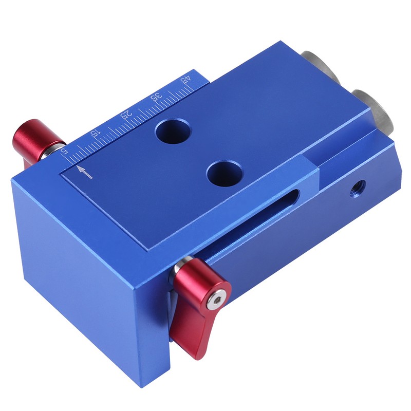 Pocket Hole Drilling Jig Kit Woodworking Oblique Drill Guide Set