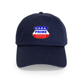 CafePress USDA Prime Cap Unique Adjustable Baseball Hat Navy