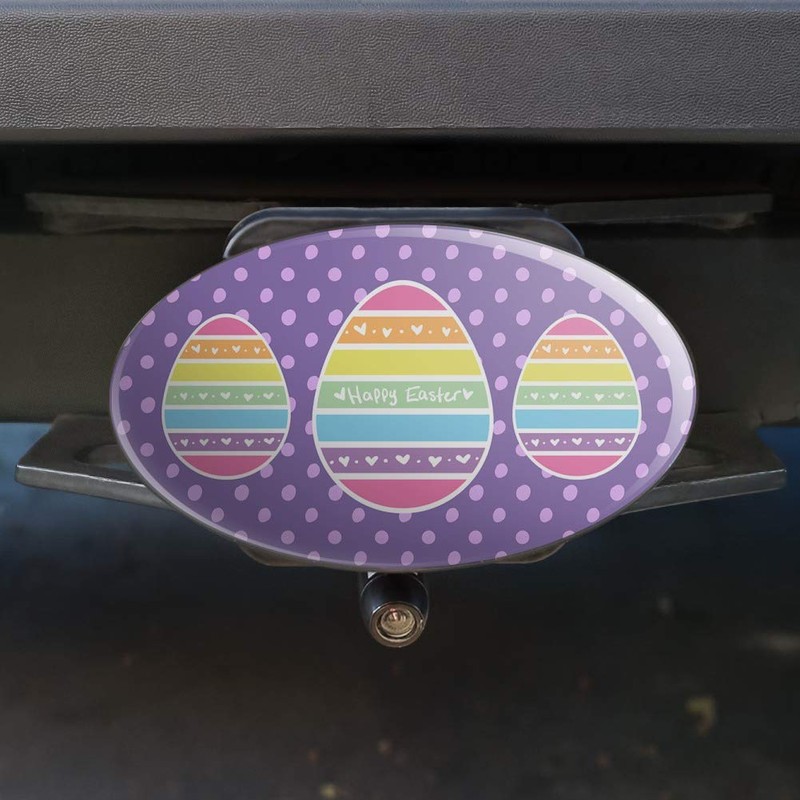 GRAPHICS & MORE Cute Rainbow Happy Easter Egg Oval Tow