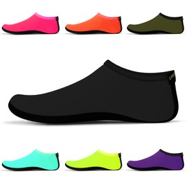 Uncle Paul Calzini da Acqua - Calzini da Interno Unisex a Piedi Nudi Surf Immersioni Pantofole da casa Piscina per Bambini Adulti Nero Taglia UE 42,5-44 SWA15BK2XL