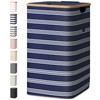 BALEINE Laundry Hamper with Lid, Tall Laundry Baskets with Bamboo