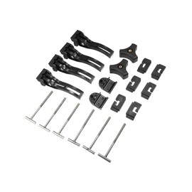 REPAIROCK 1 Set Tri-Fold Truck Bed Tonneau Cover Clamp Hard Replacement Accessories Parts T Shape Bolts Rear Clamp Front Clamp for Pickup Truck Auto Replacement Parts