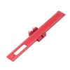 8in Woodworking Marking Ruler Multifunctional Aluminum Alloy Portable Woodworking Scribing