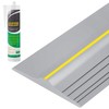 Papillon 10Ft with Adhesive Universal Garage Door Bottom Threshold Seal