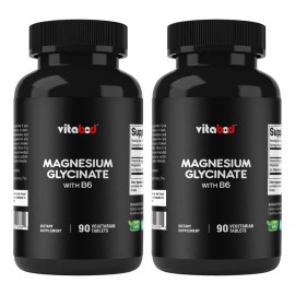 Vitabod - Magnesium Glycinate 1000 Mg - 90 Tabletas - High Performance